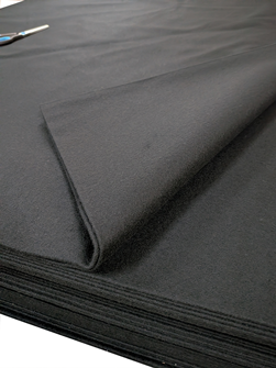 Theatre Stage Blackout Backdrop Cloth Flame Retardant-Sold per Metre 3M Width